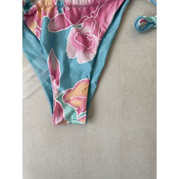 Kenny Flowers Swim Floral String Bikini Bottom Maui Swimwear - Picture 4 of 11